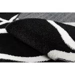 Kab. HAMPTON szőnyeg Rosa kör rózsa, virágok fekete kerék 200 cm