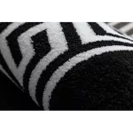 Kab. HAMPTON szőnyeg Grecos kör fekete kerék 200 cm