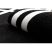 HAMPTON szőnyeg Lux kör fekete kerék 200 cm