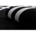 HAMPTON szőnyeg Lux fekete 80x150 cm