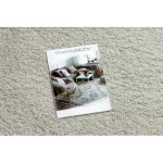 Kab. Szőnyeg BERBER 9000 square krém Rojt shaggy 120x120 cm