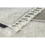 Kab. Szőnyeg BERBER 9000 square krém Rojt shaggy 120x120 cm