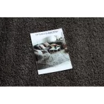 Kab. Szőnyeg BERBER 9000 square barna Rojt shaggy 120x120 cm