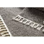 Kab. Szőnyeg BERBER 9000 square barna Rojt shaggy 120x120 cm