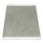 Kab. Szőnyeg BERBER 9000 square zöld Rojt shaggy 160x160 cm