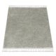 Szőnyeg BERBER 9000 square zöld Rojt shaggy 160x160 cm