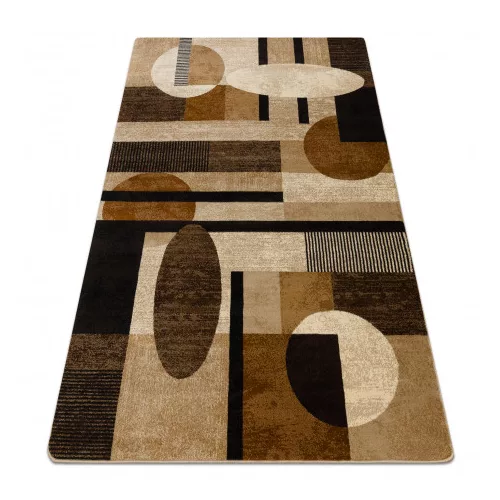 Kab. Royal szőnyeg 5376 Geometriai, körök - bézs / krém 100x200 cm