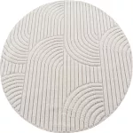 Ay. Helix modern kör szőnyeg 200 x 200 cm 2201 krém