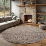 Ay. Helix modern kör szőnyeg 200 x 200 cm 2202 bézs