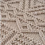 Ay. Helix modern kör szőnyeg 200 x 200 cm 2202 bézs