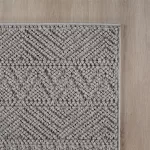 Ay. Helix modern szőnyeg 60 x 110 cm 2202 ezüst