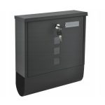 Két oldalról nyitható acél postaláda