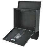 Két oldalról nyitható acél postaláda