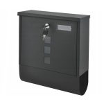 Két oldalról nyitható acél postaláda