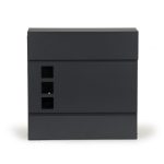 Postaláda horganyzott acélból újságtartóval antracit