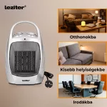 Loa elektromos kerámiabetétes hősugárzó 750W/1500W
