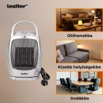 Loa forgó elektromos kerámiabetétes hősugárzó 750W/1500W