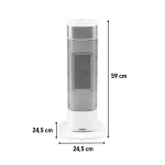 Alizee elektromos hűtő-fűtő oszlopventilátor 1000W / 2000W