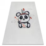 Kab. BAMBINO 1129 mosható szőnyeg panda gyerekeknek csúszásgátló - krém 160x220 cm