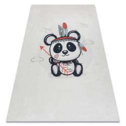 BAMBINO 1129 mosható szőnyeg panda gyerekeknek csúszásgátló - krém 160x220 cm