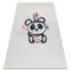 BAMBINO 1129 mosható szőnyeg panda gyerekeknek csúszásgátló - krém 80x150 cm
