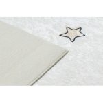 Kab. BAMBINO 1278 mosható szőnyeg tér űrrakéta gyerekeknek csúszásgátló - krém 80x150 cm