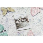 Kab. BAMBINO 1610 mosható szőnyeg Pillangók gyerekeknek csúszásgátló - krém 80x150 cm