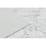 Kab. ANDRE 1023 mosható szőnyeg Márvány csúszásgátló - fekete / fehér 160x220 cm