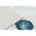 ANDRE 1112 mosható szőnyeg Absztrakció csúszásgátló - fehér / kék 160x220 cm