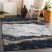 ANDRE 1124 mosható szőnyeg Márvány csúszásgátló - fekete 160x220 cm