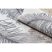 ANDRE 1147 mosható szőnyeg Tollak, vintage csúszásgátló - bézs 160x220 cm