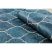 ANDRE 1181 mosható szőnyeg marokkói rácsos csúszásgátló - kék 160x220 cm