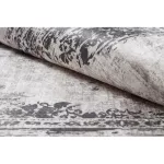 Kab. ANDRE 1187 mosható szőnyeg vintage csúszásgátló - fekete / fehér 160x220 cm