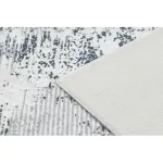 Kab. ANDRE 1189 mosható szőnyeg Márvány, görög csúszásgátló - fekete / fehér 160x220 cm