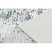 ANDRE 1189 mosható szőnyeg Márvány, görög csúszásgátló - fekete / fehér 160x220 cm