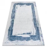 Kab. ANDRE 1213 mosható szőnyeg görög vintage csúszásgátló - fehér / kék 160x220 cm