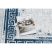 ANDRE 1213 mosható szőnyeg görög vintage csúszásgátló - fehér / kék 160x220 cm