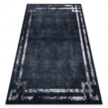   ANDRE 1486 mosható szőnyeg vintage csúszásgátló - fekete / fehér 160x220 cm