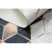 ANDRE 1171 mosható szőnyeg Kocka, geometriai csúszásgátló - fekete / arany 120x170 cm