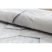 ANDRE 1180 mosható szőnyeg Méhsejt, hatszögletű 3D csúszásgátló - szürke 120x170 cm
