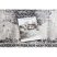 ANDRE 1187 mosható szőnyeg vintage csúszásgátló - fekete / fehér 120x170 cm