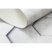 ANDRE 1180 mosható szőnyeg Méhsejt, hatszögletű 3D csúszásgátló - szürke 80x150 cm