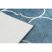 ANDRE 1181 mosható szőnyeg marokkói rácsos csúszásgátló - kék 80x150 cm