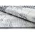 ANDRE 1189 mosható szőnyeg Márvány, görög csúszásgátló - fekete / fehér 80x150 cm