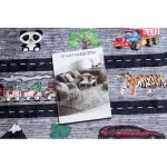 Kab. BAMBINO 2092 mosható szőnyeg Utcák, autók gyerekeknek csúszásgátló - antracit 160x220 cm