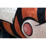 Kab. BAMBINO 1960 mosható szőnyeg Tigris, indiai gyerekeknek csúszásgátló - fehér 140x190 cm