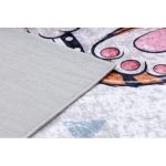 Kab. BAMBINO 1960 mosható szőnyeg Tigris, indiai gyerekeknek csúszásgátló - fehér 120x170 cm