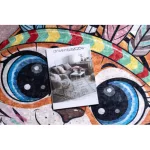 Kab. BAMBINO 1960 mosható szőnyeg Tigris, indiai gyerekeknek csúszásgátló - fehér 80x150 cm