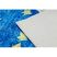 BAMBINO 2265 mosható szőnyeg tér űrrakéta gyerekeknek csúszásgátló - kék 80x150 cm