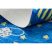 BAMBINO 2265 mosható szőnyeg tér űrrakéta gyerekeknek csúszásgátló - kék 120x170 cm
